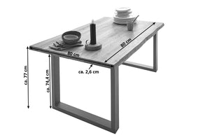 #80x80 #u-gestellsilber
