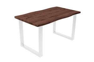 #nussbaumfarben #120x80 #u-gestellweiß