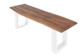 #nussbaumfarben #160cm #u-gestellweiß