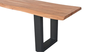 #naturfarben #180cm #u-gestellschwarz
