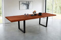#nussbaumfarben #180(280)x90 #u-gestellschwarz
