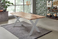 #naturfarben #280x100 #x-gestellsilber