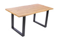 #holzwildeichen-optik #140x80 #schalenstuhlweiß