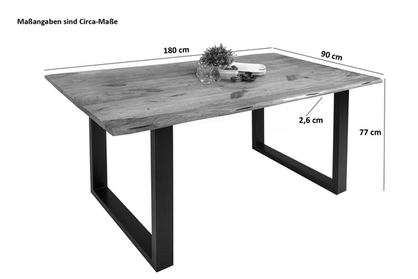 #180x90 #u-gestellschwarz
