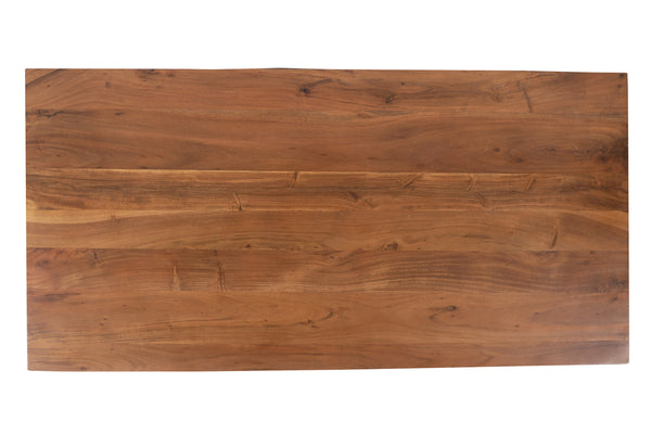 #akazienussbaumfarben #280x100 #spider-gestellschwarz
