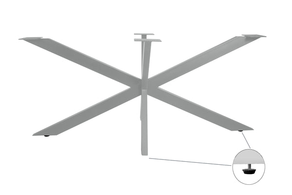#akazienussbaumfarben #260x100 #spider-gestellsilber