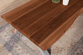 #akazienussbaumfarben #260x100 #x-gestellsilber