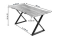 #naturfarben #160x85 #x-gestellschwarz