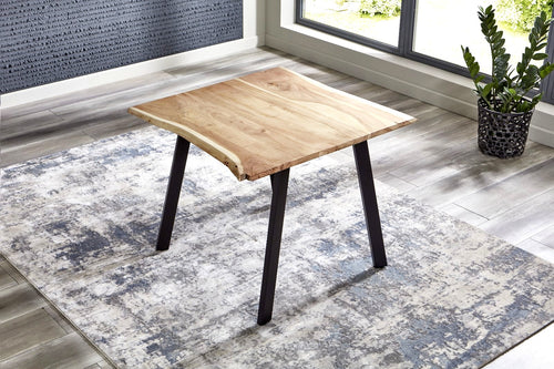 #naturfarben #90x90 #vierfuß-gestellschwarz