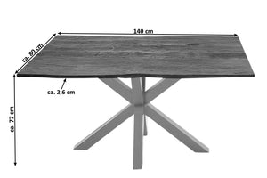 #nussbaumfarben #140x80 #spider-gestellsilber