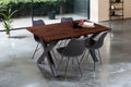 #nussbaumfarben #160x85 #x-gestellschwarz