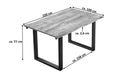 #220(320)x100 #mangonaturfarben #u-gestellschwarz