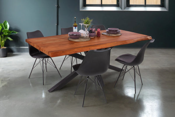 #nussbaumfarben #180(280)x90 #spider-gestellschwarz