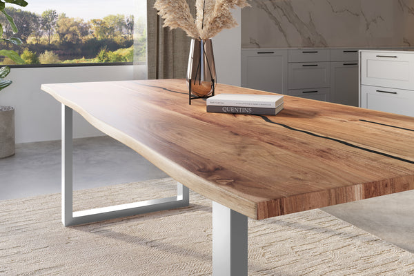 #naturfarben #280x100 #u-gestellsilber