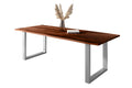 #nussbaumfarben #260x100 #u-gestellsilber