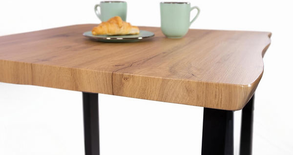#holzwildeichen-optik #schalenstuhlgrau