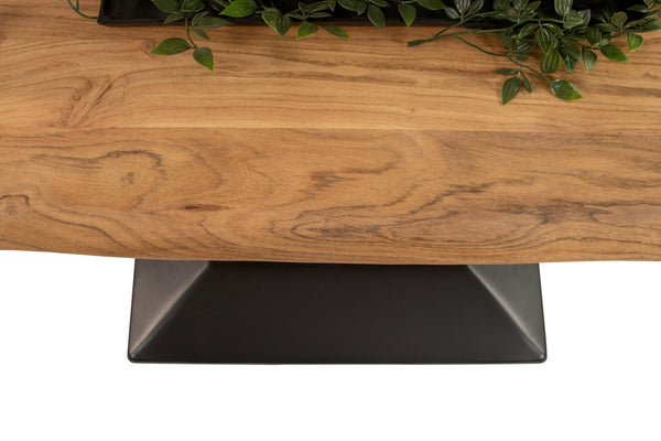 #akazienaturfarben #100x60 #säulen-gestellschwarz