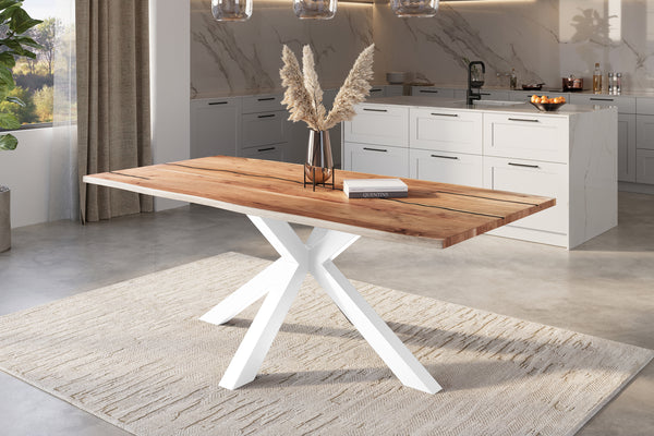 #naturfarben #240x100 #spider-gestellweiß