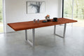#nussbaumfarben #180(280)x90 #u-gestellsilber