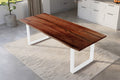 #nussbaumfarben #260x100 #u-gestellweiß