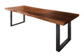 #akazienussbaumfarben #260x100 #u-gestellschwarz