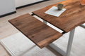#nussbaumfarben #280(380)x100 #u-gestellsilber
