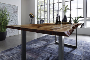 #nussbaumfarben #120x80 #u-gestellsilber