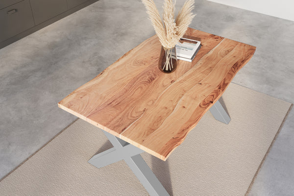 #naturfarben #120x80 #x-gestellsilber