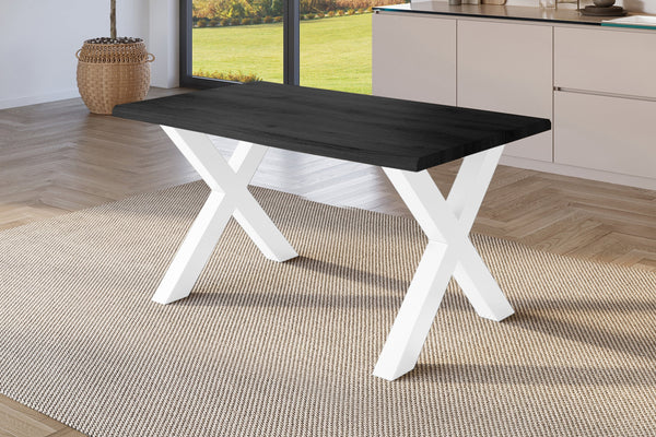 #holzgrau-optik #160x85 #u-gestellschwarz