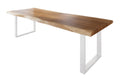 #akazienaturfarben #240x100 #u-gestellweiß