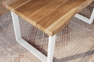 #akazienaturfarben #140x80 #u-gestellweiß
