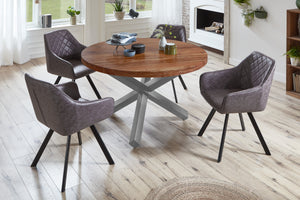 #nussbaumfarben #130cm #stern-gestellsilber