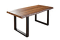 #nussbaumfarben #240x100 #u-gestellschwarz