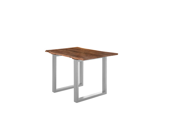 #nussbaumfarben #140x80 #u-gestellsilber