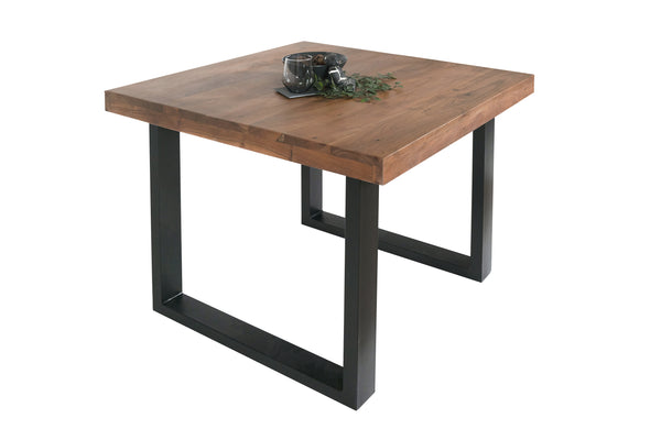 #akazienussbaumfarben #80x80 #u-gestellschwarz
