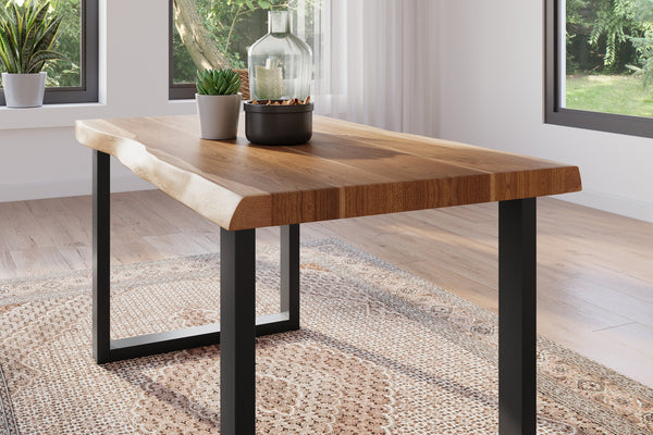 #akazienaturfarben #120x80 #u-gestellschwarz