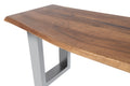 #nussbaumfarben #160cm #u-gestellsilber