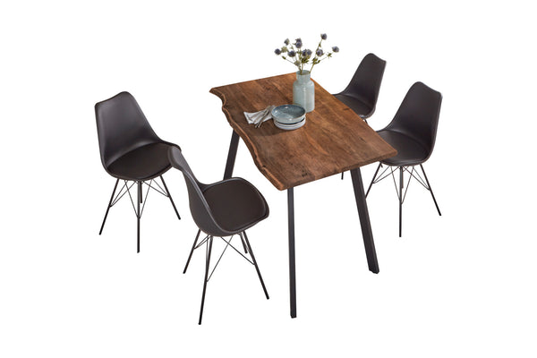 #nussbaumfarben #120x80 #vierfuß-gestellschwarz