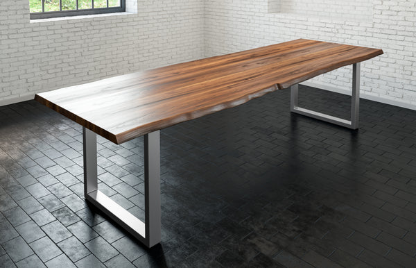 #nussbaumfarben #280x100 #u-gestellsilber