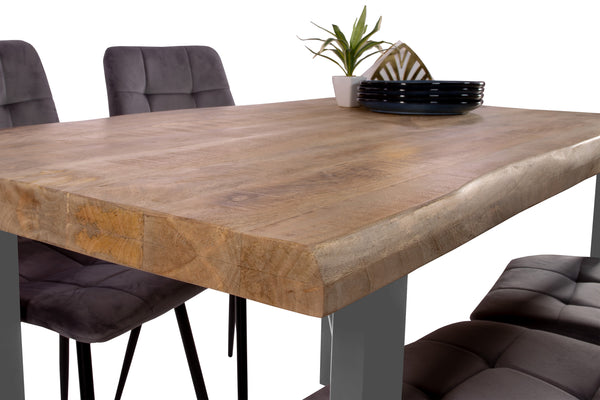 #mangoroughfarben #140x80 #u-gestellsilber