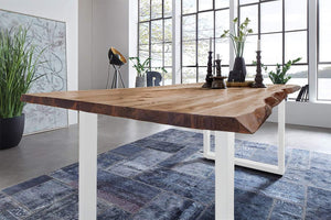 #naturfarben #200x100 #u-gestellweiß