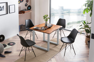 #nougatfarben #90x90 #u-gestellsilber