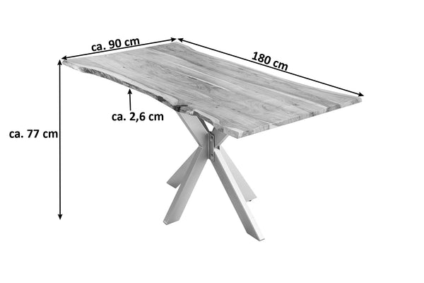 #naturfarben #180x90 #spider-gestellsilber