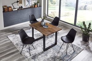 #nussbaumfarben #120x80 #u-gestellschwarz