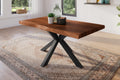 #akazienussbaumfarben #120x80 #spider-gestellschwarz