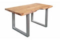 #naturfarben #220x100 #u-gestellsilber