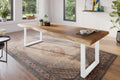 #akazienaturfarben #240x100 #u-gestellweiß