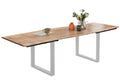 #naturfarben #180(280)x90 #u-gestellsilber