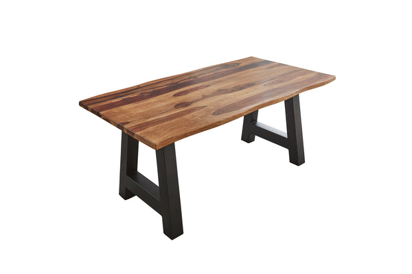 #sheeshamnaturfarbenlackiert #160x85 #a-gestellschwarz