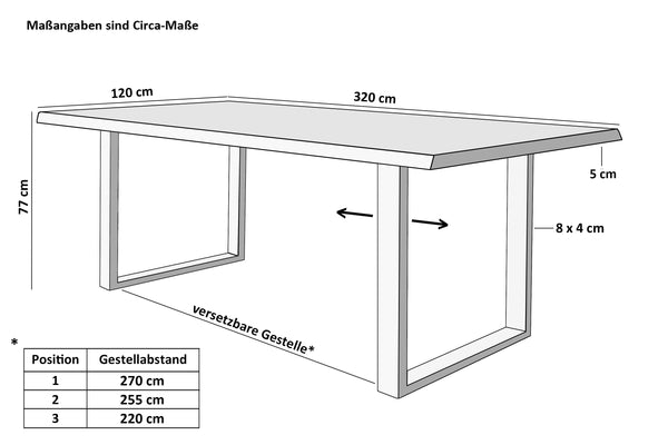 Dining Table CALINDA 320